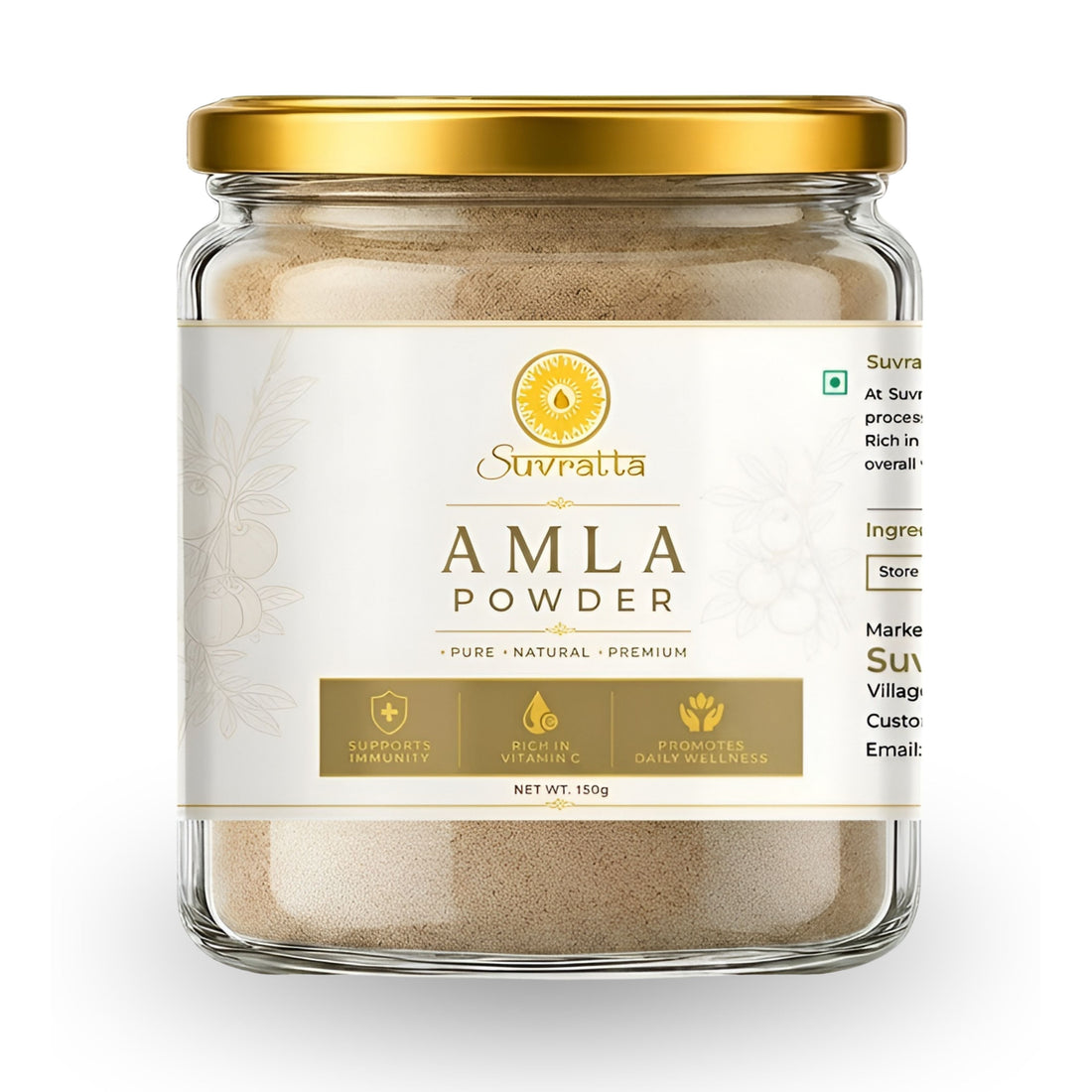 Suvratta Shuddh Amla Powder