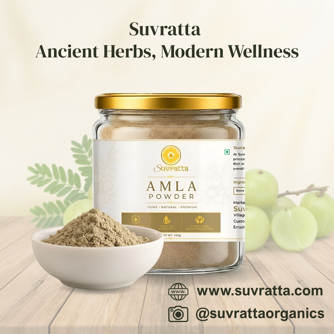 Suvratta Shuddh Amla Powder