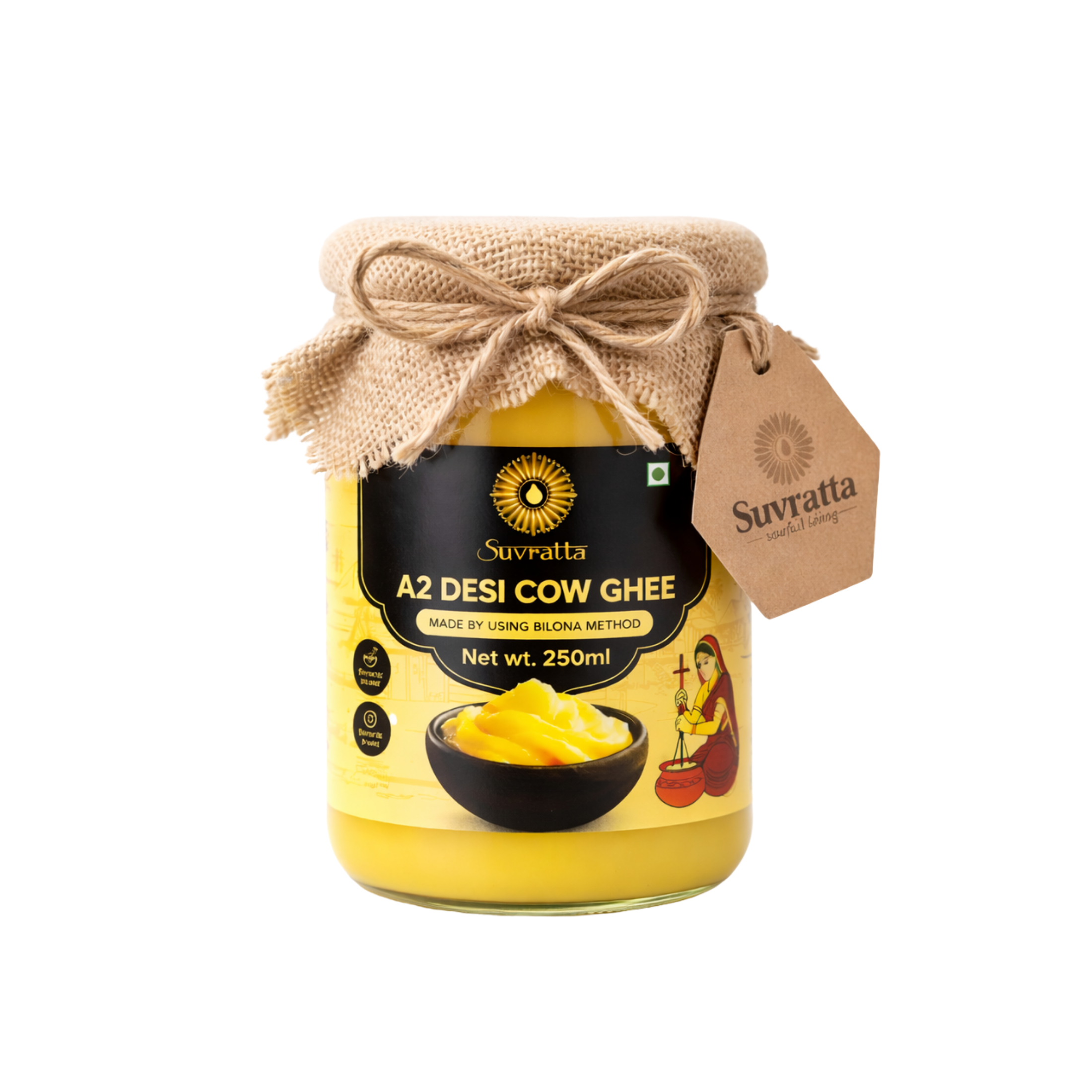 A2 Desi Cow Ghee (250ml)