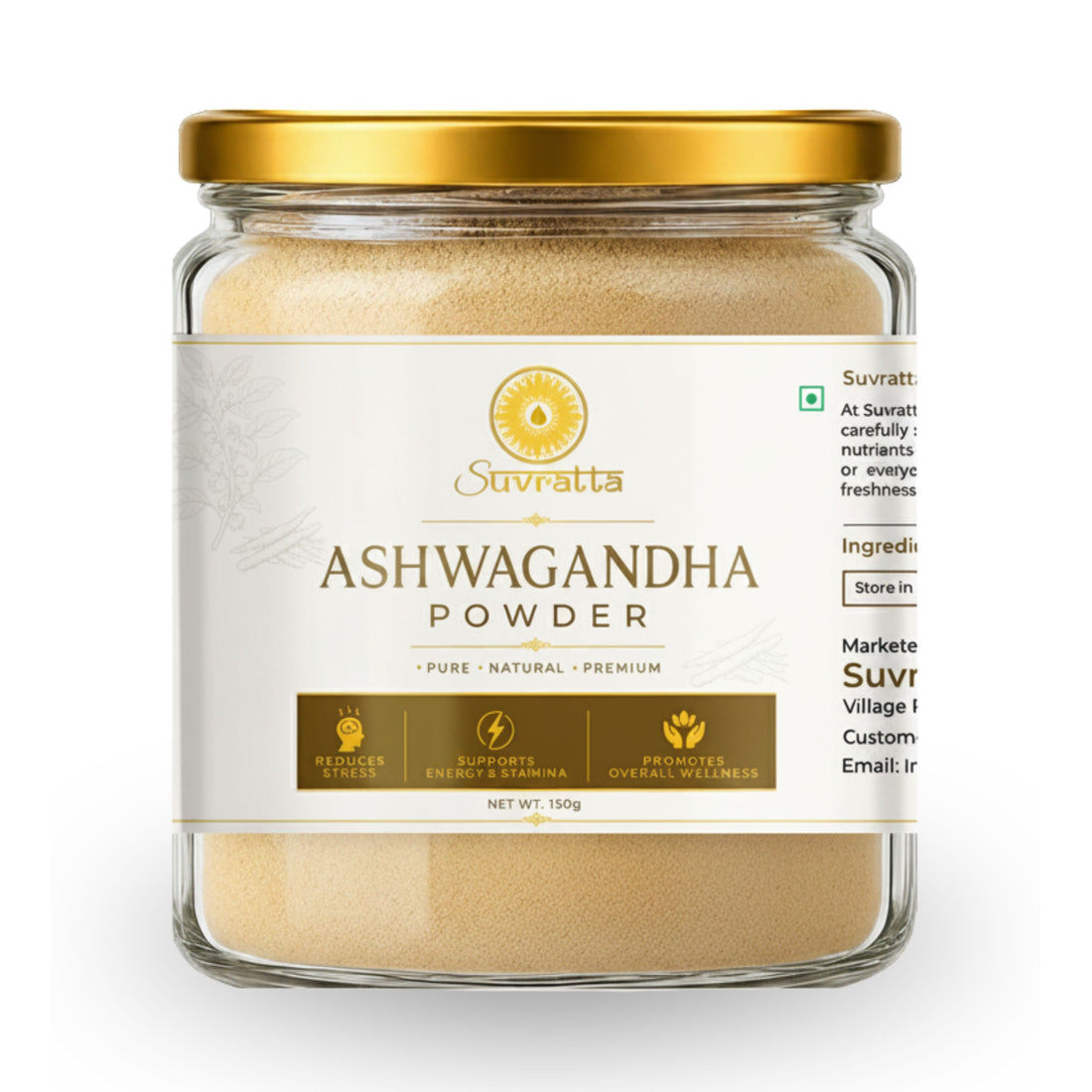 Suvratta Shuddh Ashwagandha Powder