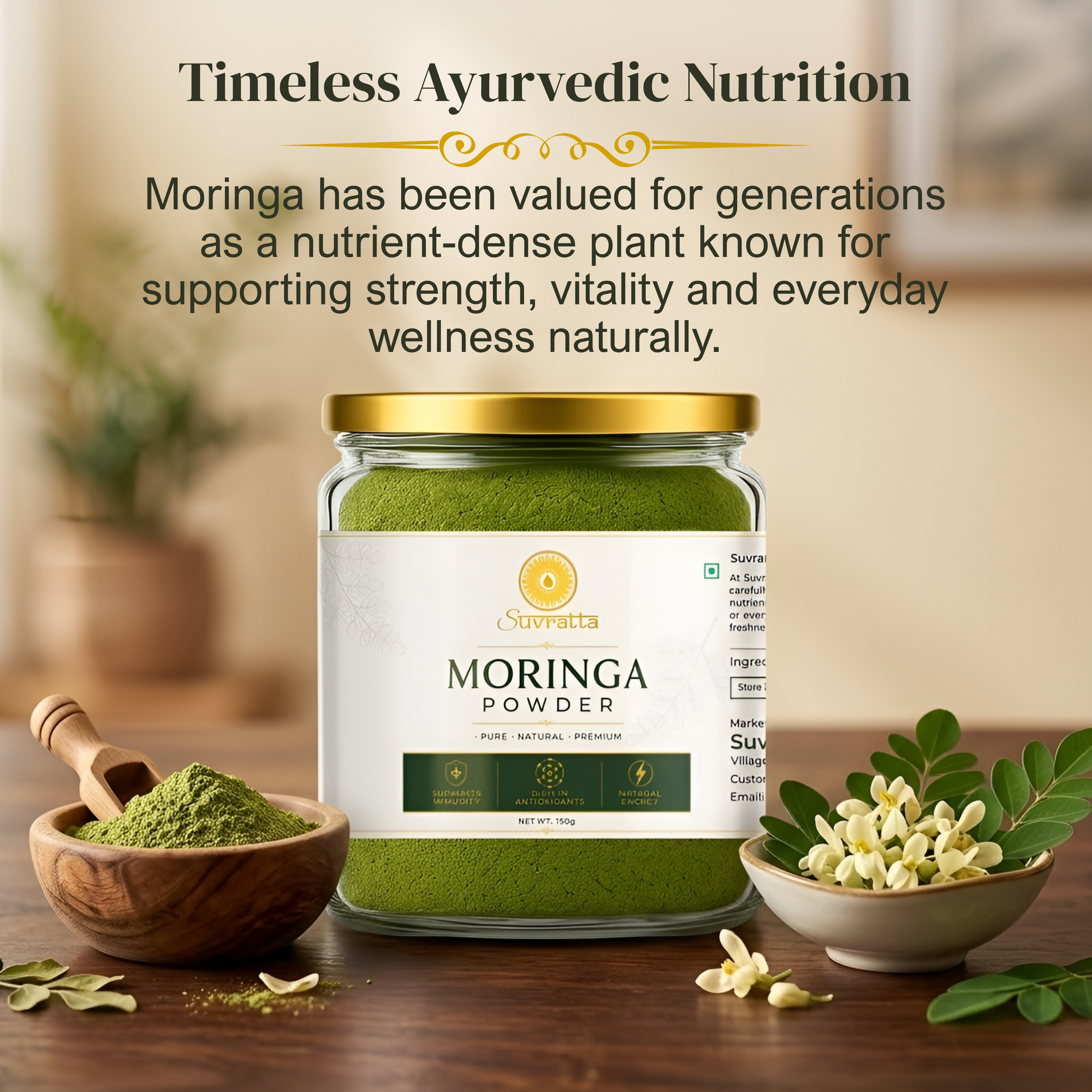 Suvratta Shuddh Moringa Powder