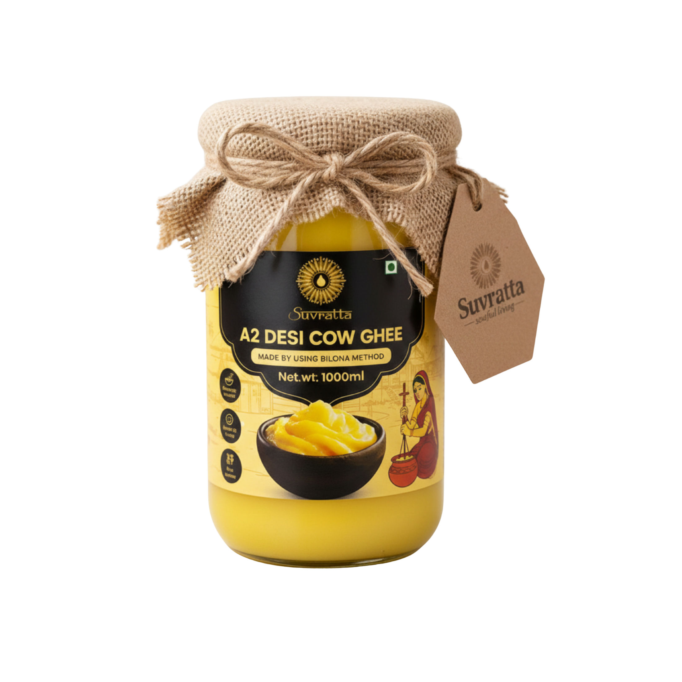 A2 Desi Cow Ghee (1Ltr)