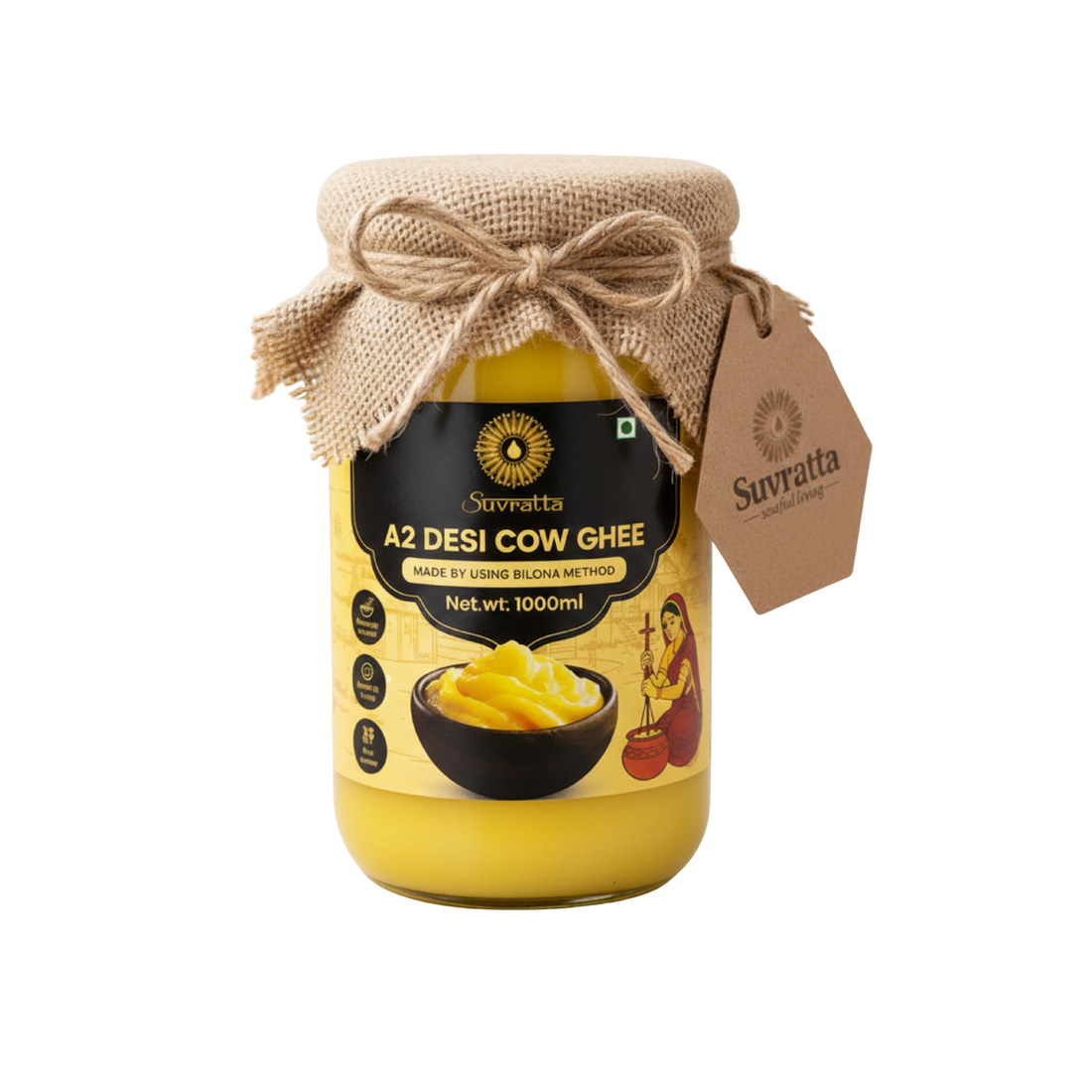 A2 Desi Cow Ghee (1Ltr)