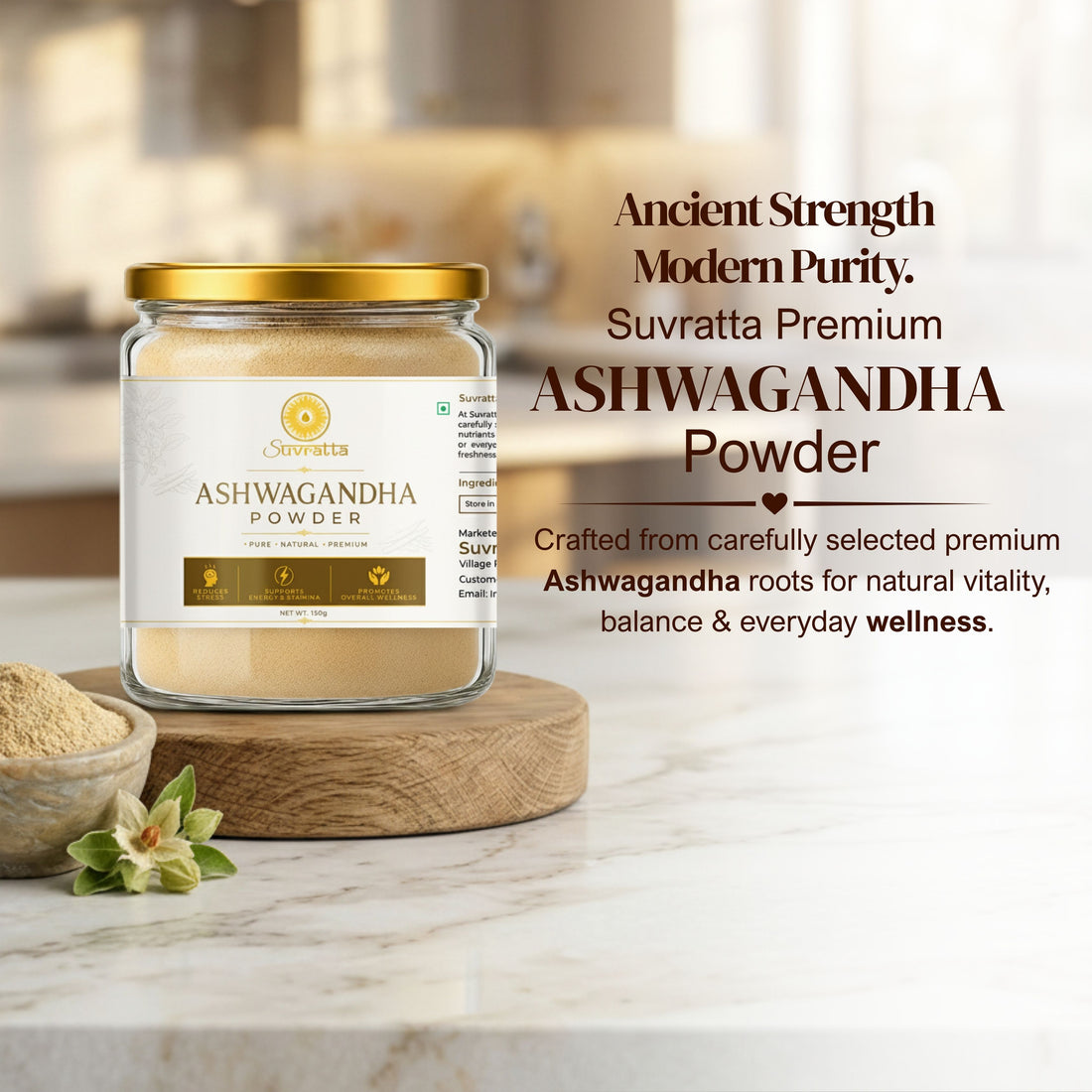Suvratta Shuddh Ashwagandha Powder