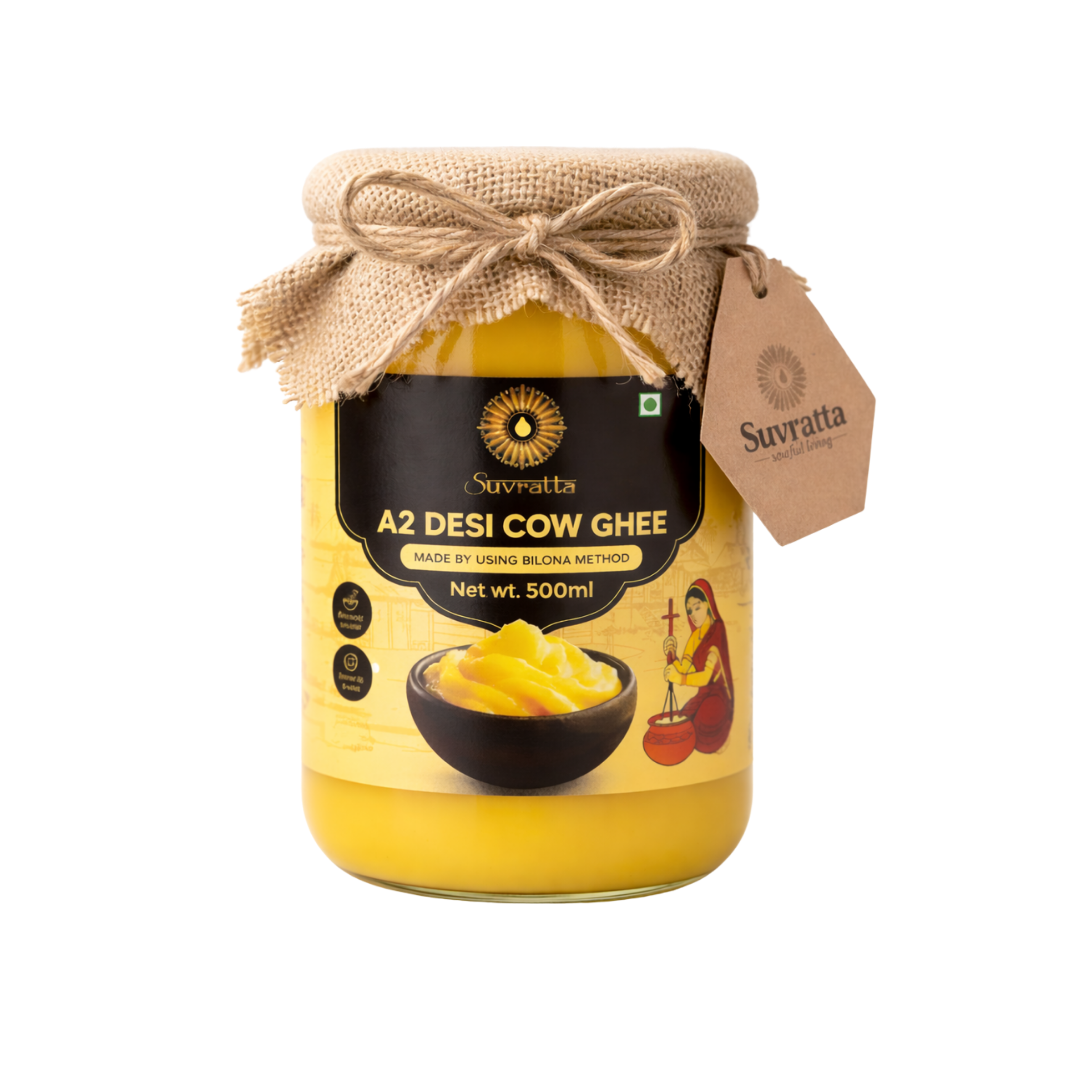 A2 Desi Cow Ghee (500ml)