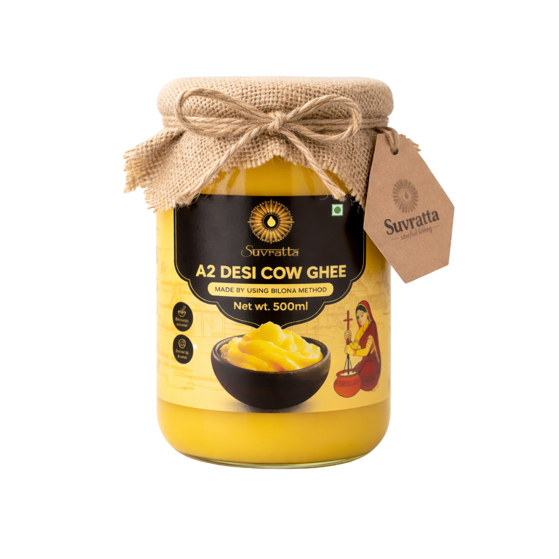 A2 Desi Cow Ghee (500ml)