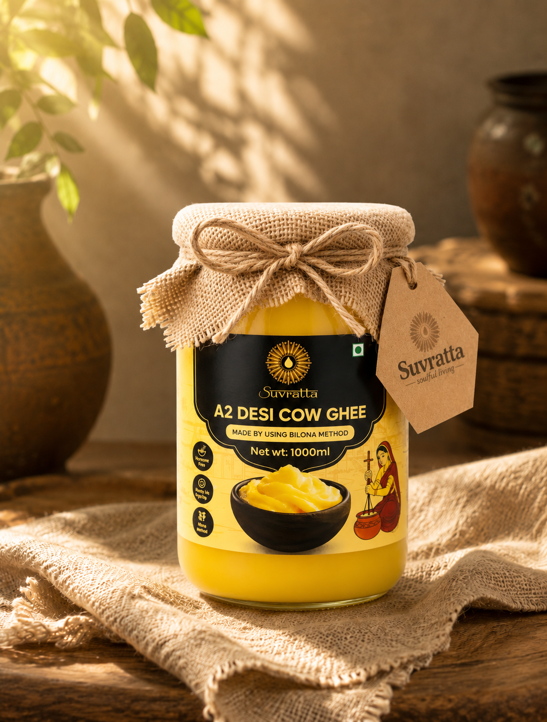 A2 Desi Cow Ghee (500ml)