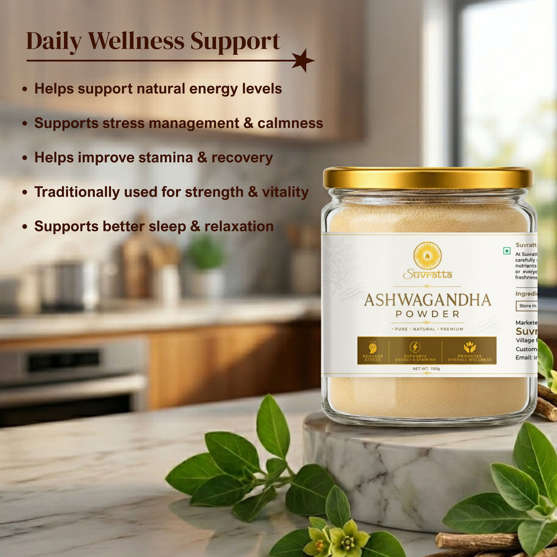 Suvratta Shuddh Ashwagandha Powder