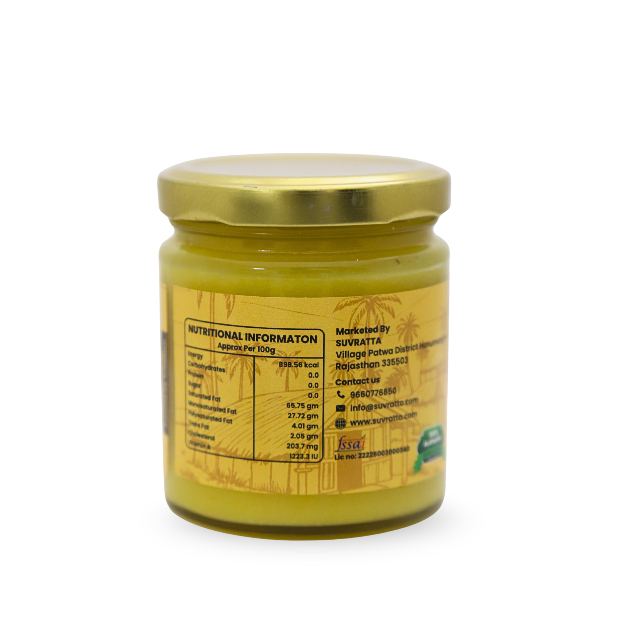 Organic Ghee (250ml)