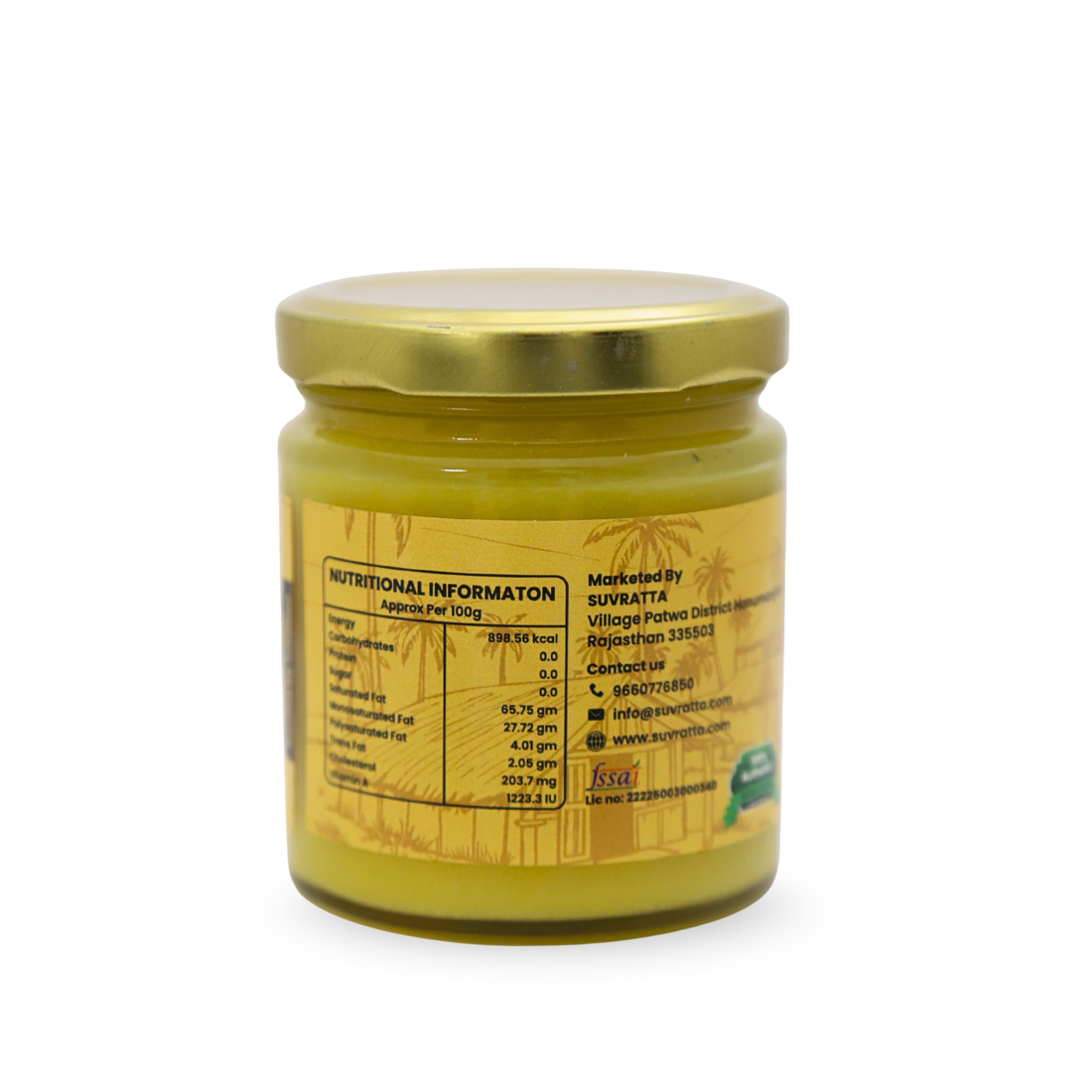 Organic Ghee (250ml)