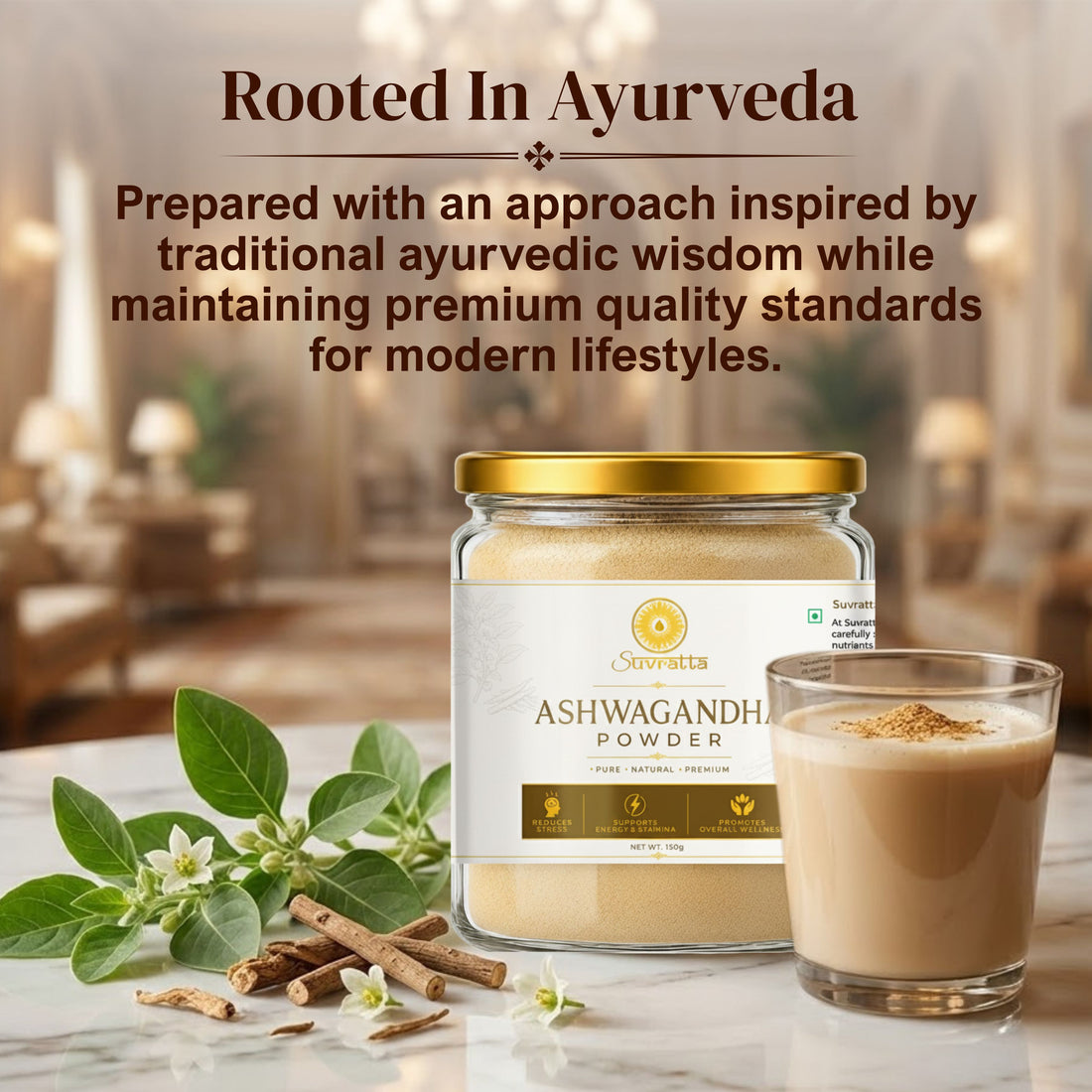 Suvratta Shuddh Ashwagandha Powder
