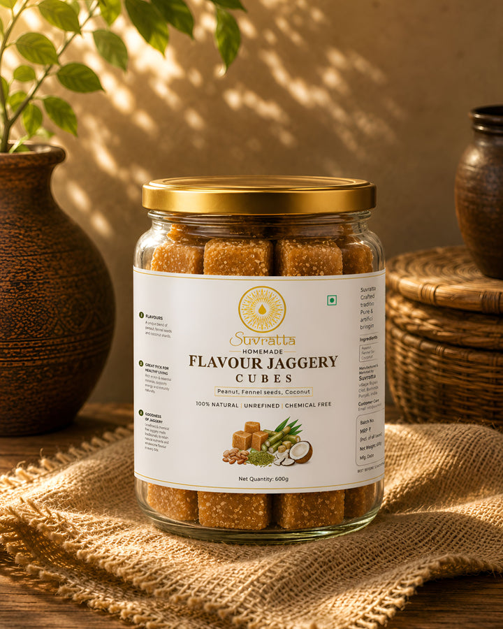 Suvratta Shuddh Flavour Jaggery Cubes