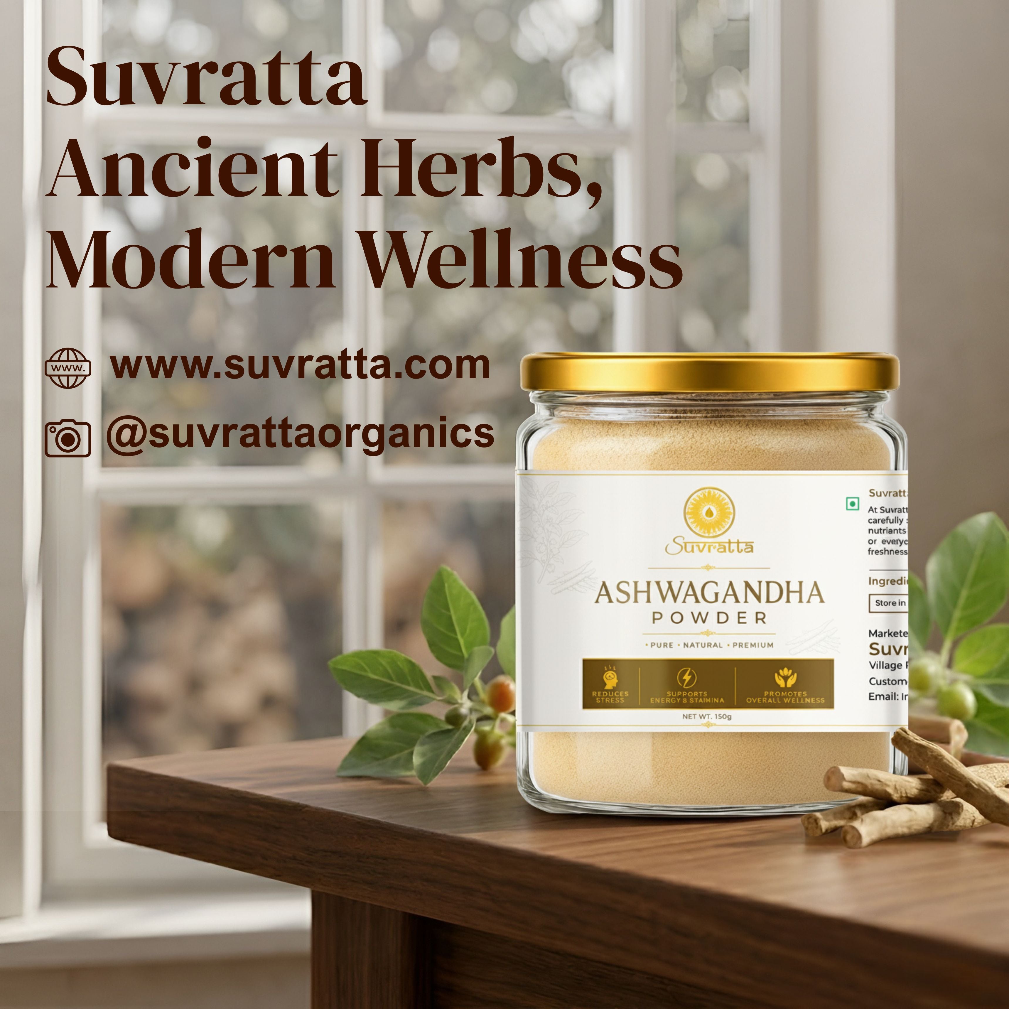 Suvratta Shuddh Ashwagandha Powder