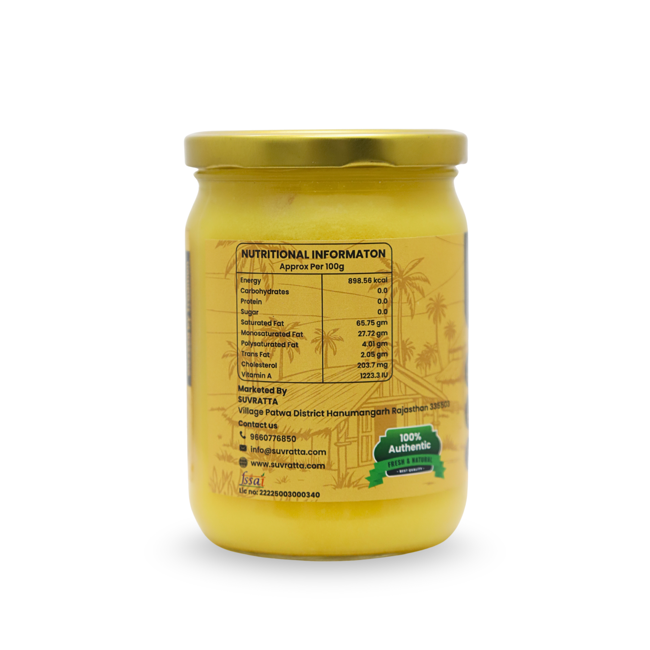 Organic Ghee (500ml)