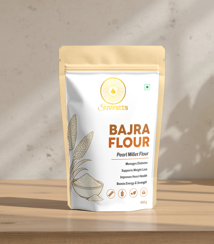 Suvratta Shuddh Bajra Flour (Stone-Ground Pearl Millet)