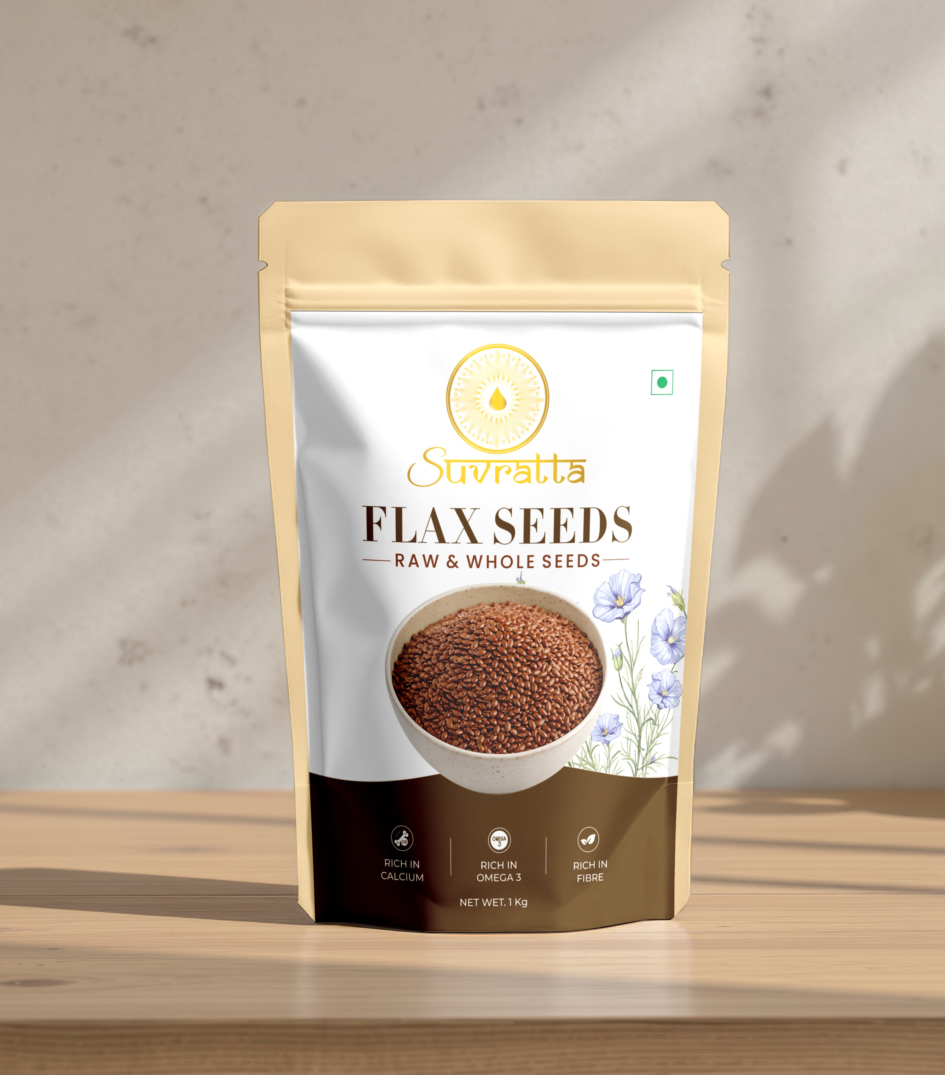 Suvratta Premium Raw Flax Seeds