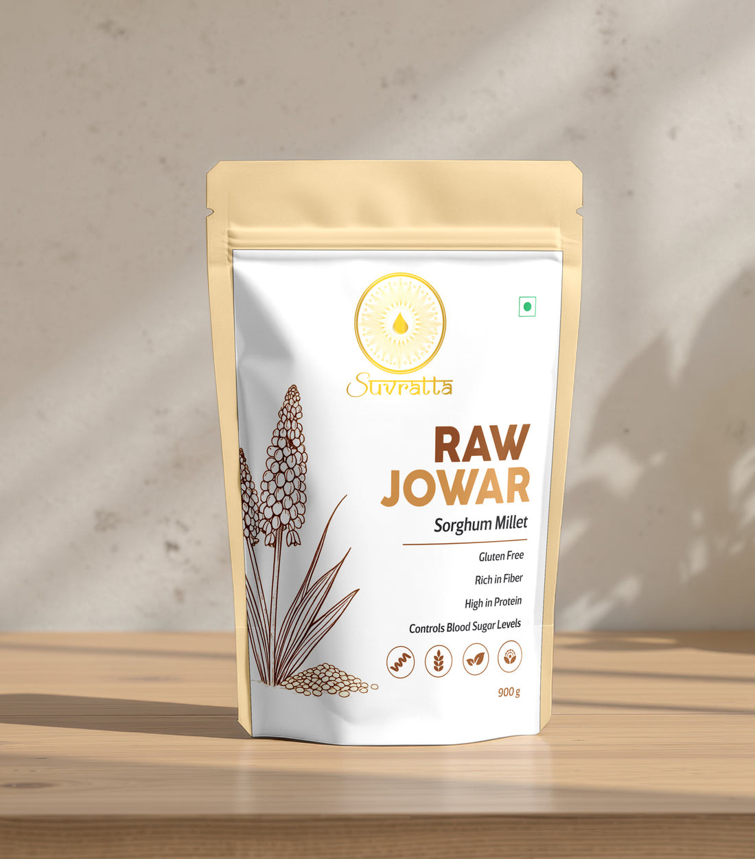 Suvratta Shuddh Raw Jowar (Premium Whole Sorghum)