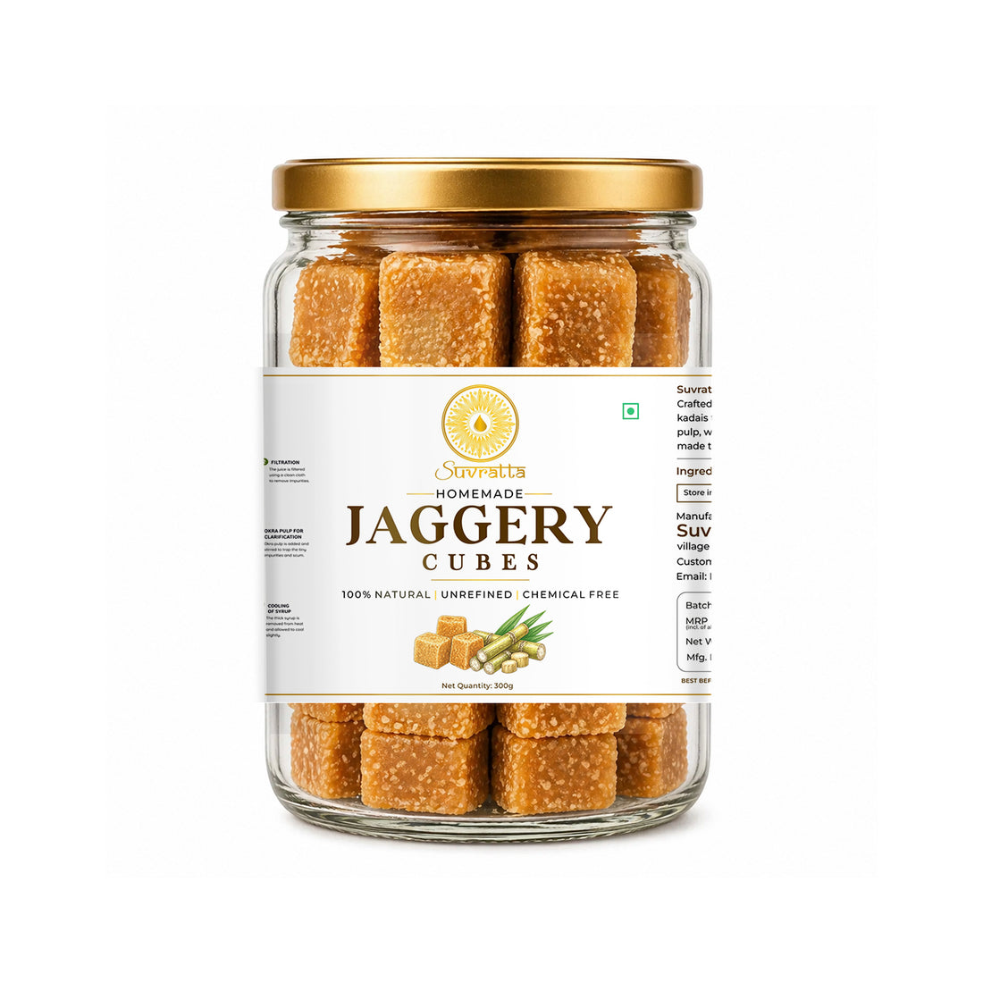 Suvratta Shuddh Jaggery Cubes