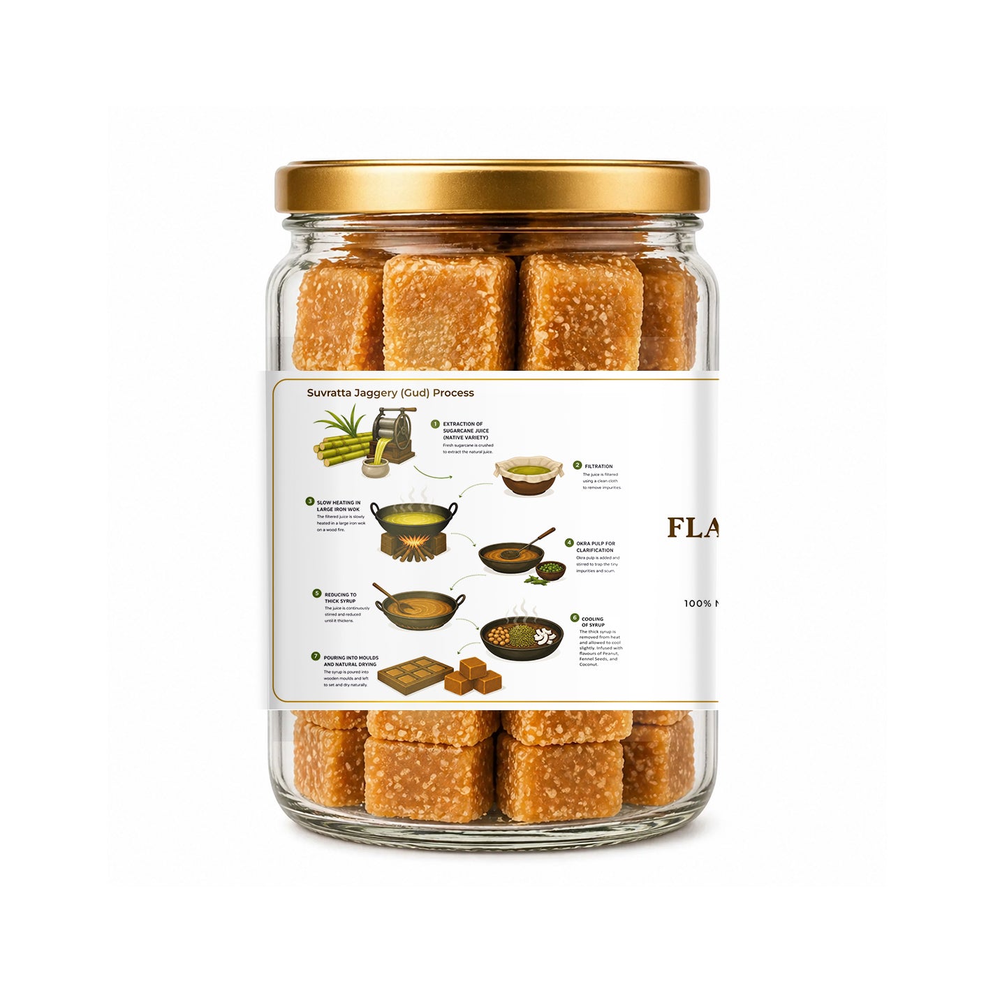 Suvratta Shuddh Flavour Jaggery Cubes