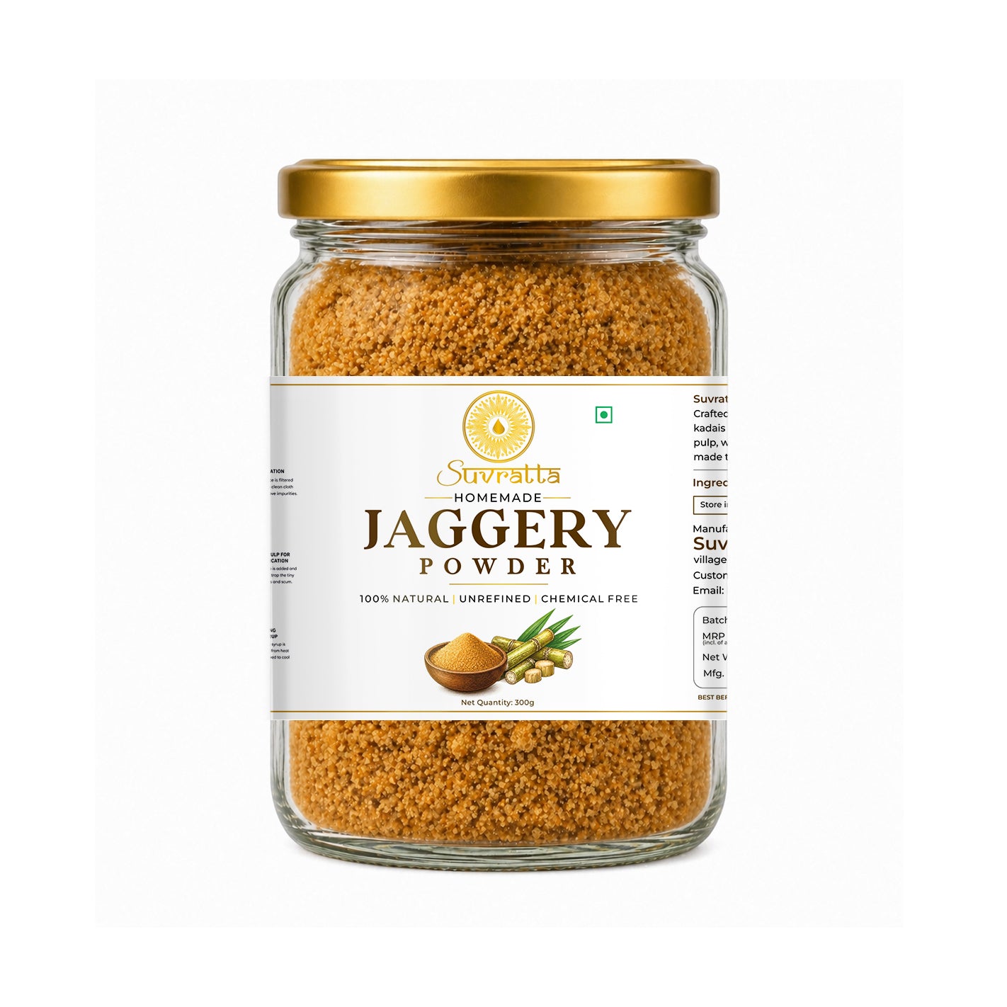 Suvratta Shuddh Jaggery Powder