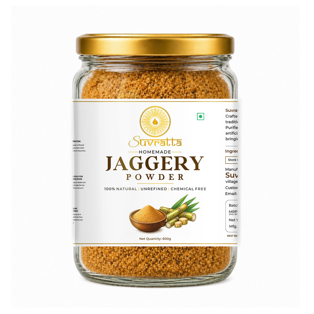 Suvratta Shuddh Jaggery Powder
